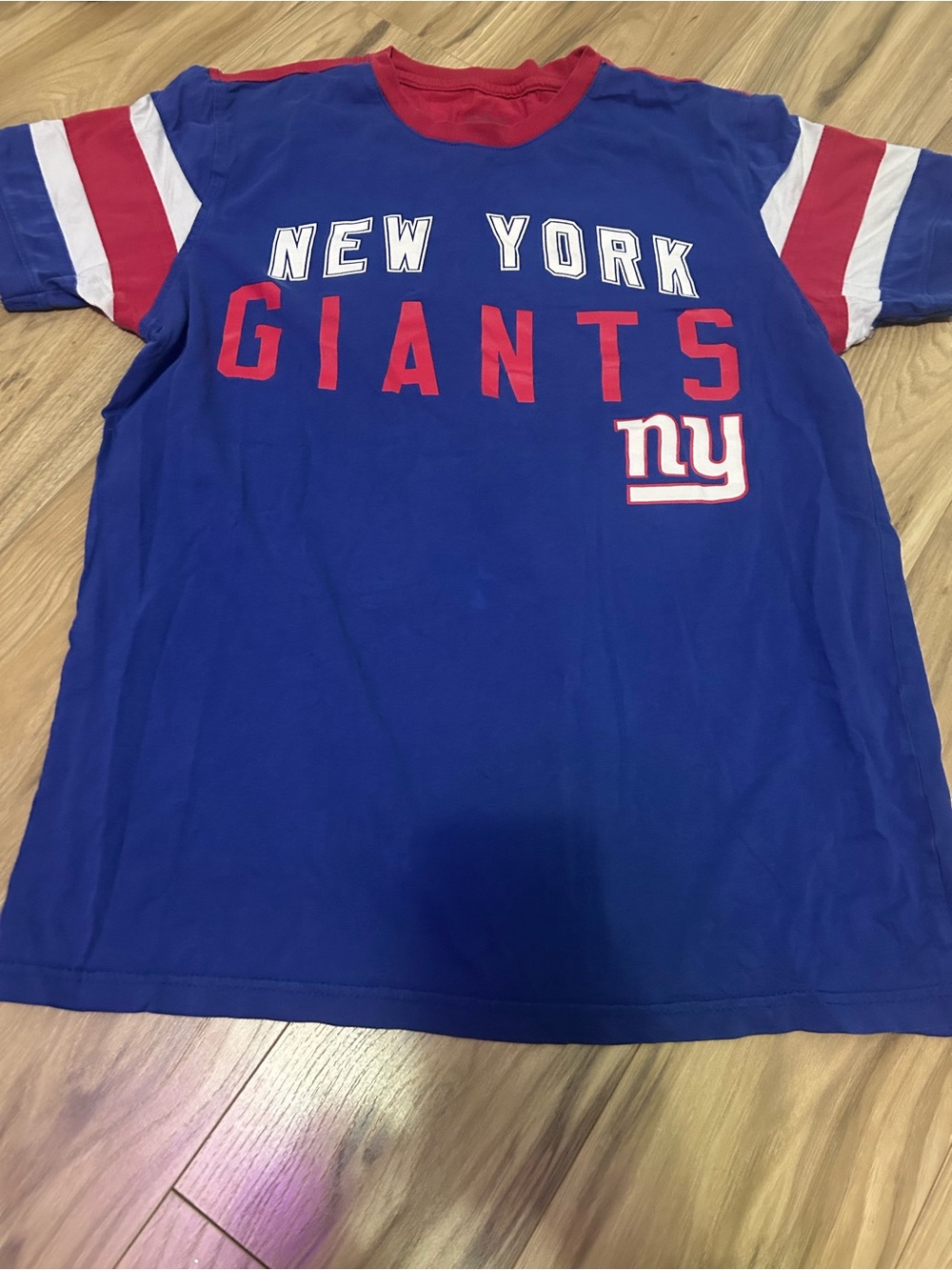 NFL New York Giants Short Sleeve Tee - Blue/Red/White